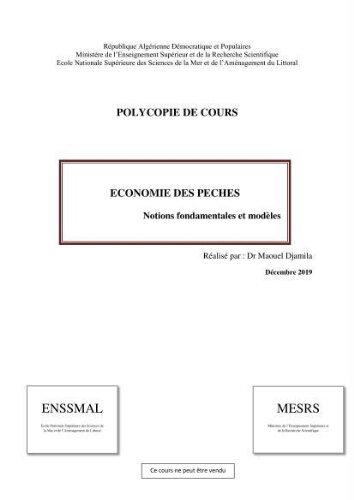 Economie des pêches