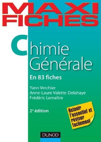 Chimie générale En 83 fiches Chimie générale En 83 fiches