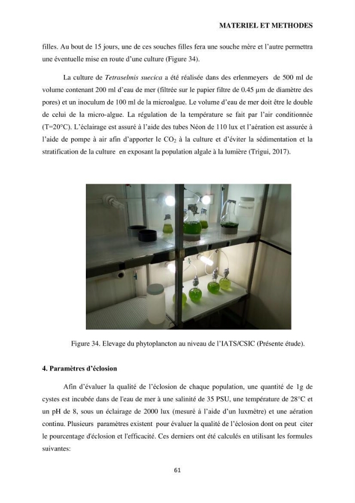 Evaluation des ressources d’artémie (Branchiopode) dans la partie ouest et sud-ouest de l’Algérie, une ressource alimentaire pour les poissons d’élevage.