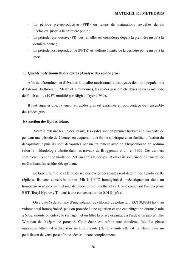 Evaluation des ressources d’artémie (Branchiopode) dans la partie ouest et sud-ouest de l’Algérie, une ressource alimentaire pour les poissons d’élevage.