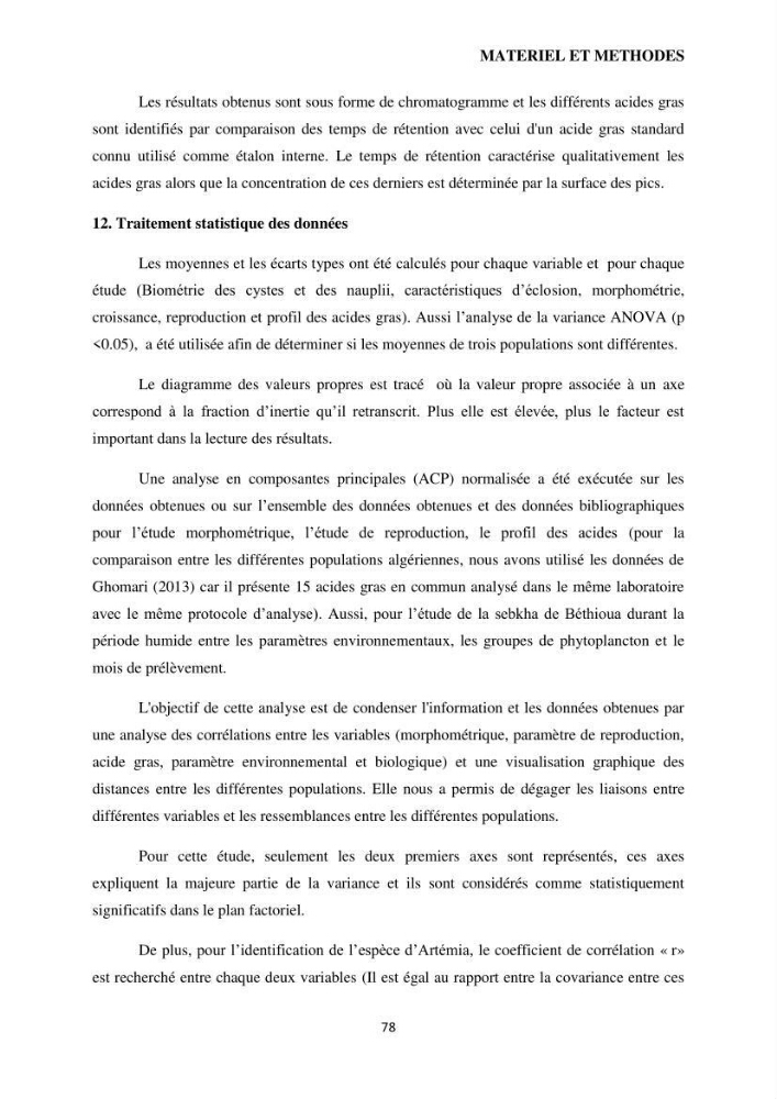 Evaluation des ressources d’artémie (Branchiopode) dans la partie ouest et sud-ouest de l’Algérie, une ressource alimentaire pour les poissons d’élevage.