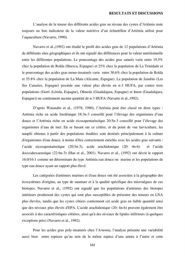 Evaluation des ressources d’artémie (Branchiopode) dans la partie ouest et sud-ouest de l’Algérie, une ressource alimentaire pour les poissons d’élevage.