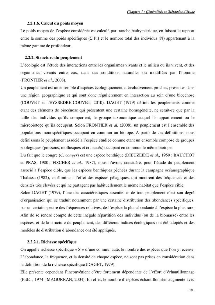 La famille des congridae ( Ostéichtyens, Anguilliformes) dans le bassin algérien