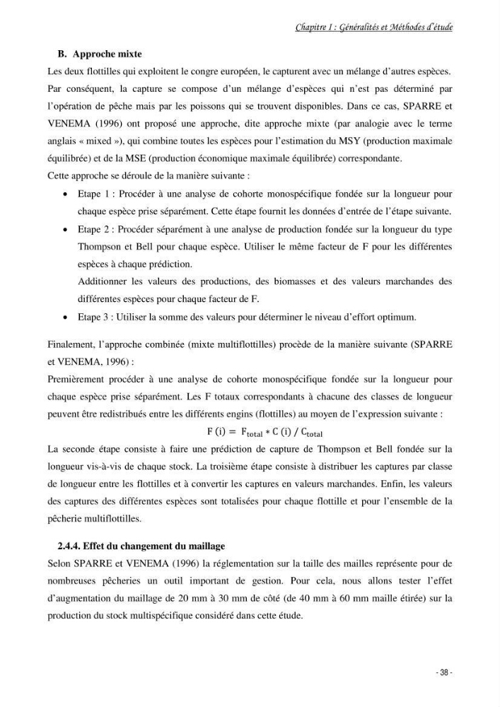 La famille des congridae ( Ostéichtyens, Anguilliformes) dans le bassin algérien