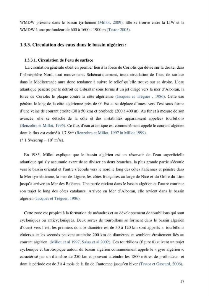 Contribution à l\'étude du cycle du carbone dans le bassin algérien