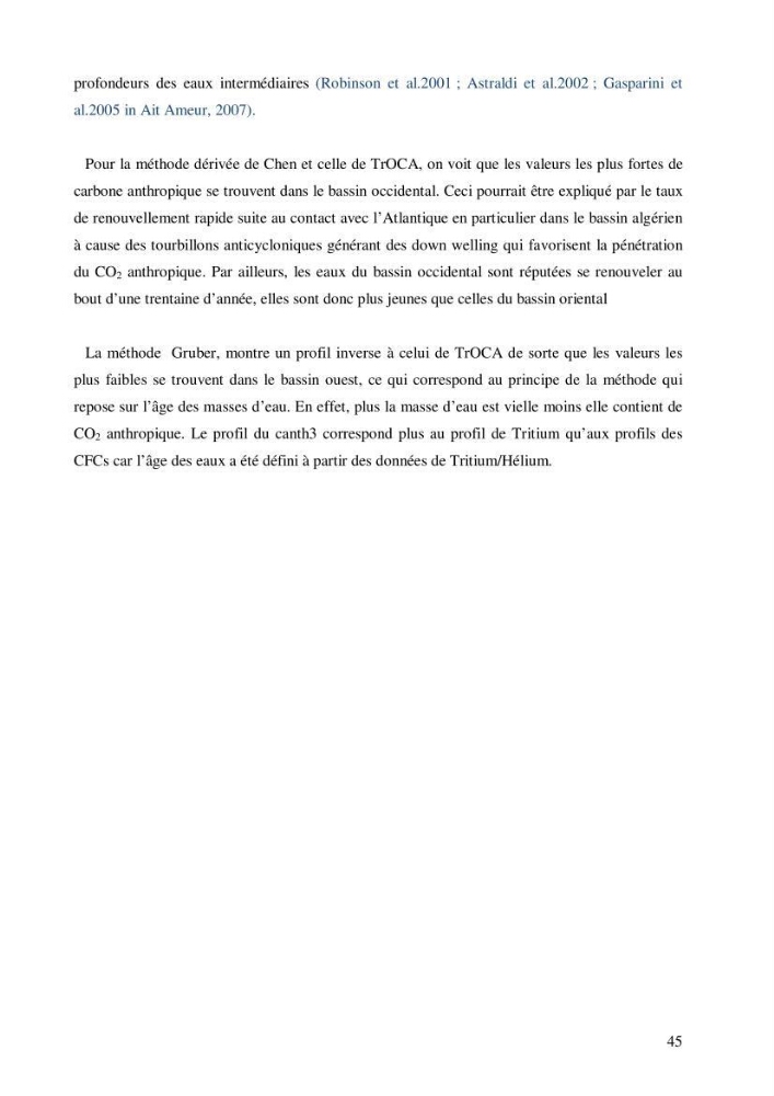 Contribution à l\'étude du cycle du carbone dans le bassin algérien