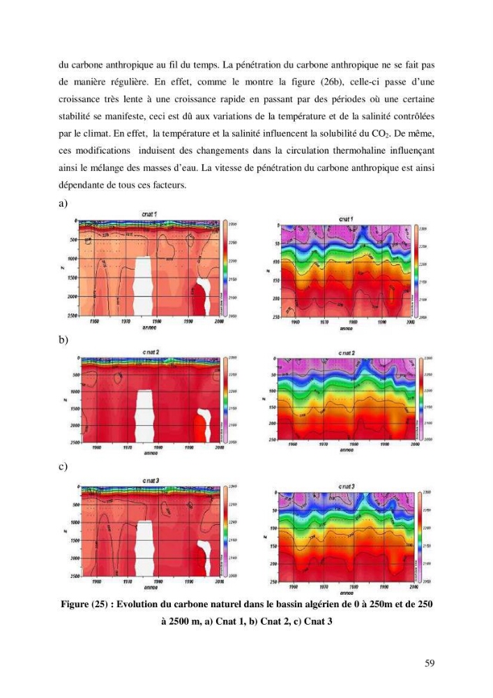 Contribution à l\'étude du cycle du carbone dans le bassin algérien