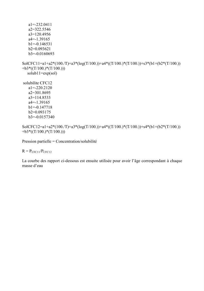 Contribution à l\'étude du cycle du carbone dans le bassin algérien