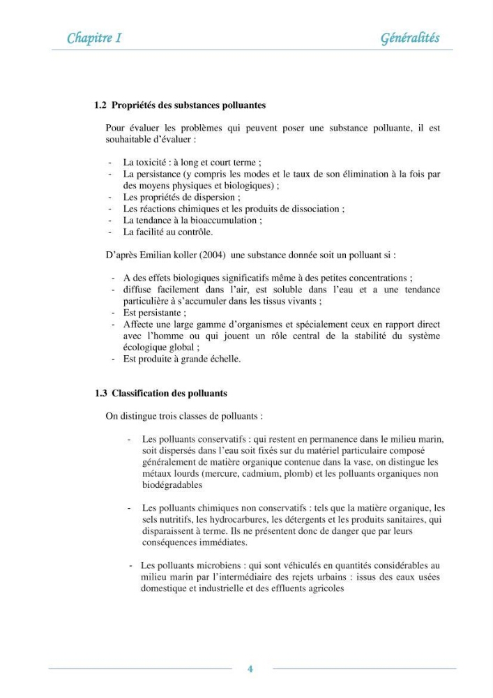 Evaluation de l\'état de la pollution par les sels nutritifs et les métaux lourds dans l\'eau et le sédiment superficiel de la baie de Bou-Ismail