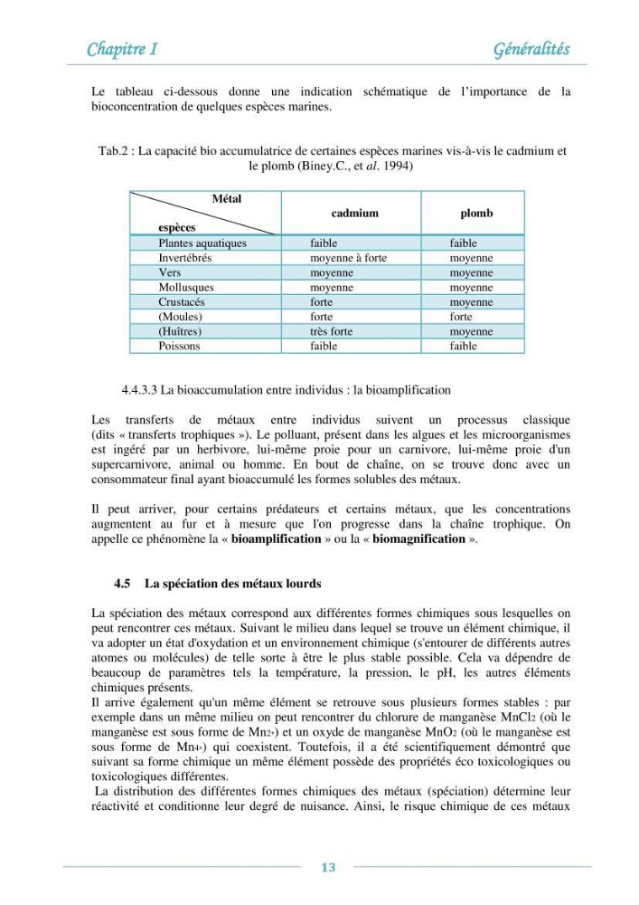 Evaluation de l\'état de la pollution par les sels nutritifs et les métaux lourds dans l\'eau et le sédiment superficiel de la baie de Bou-Ismail