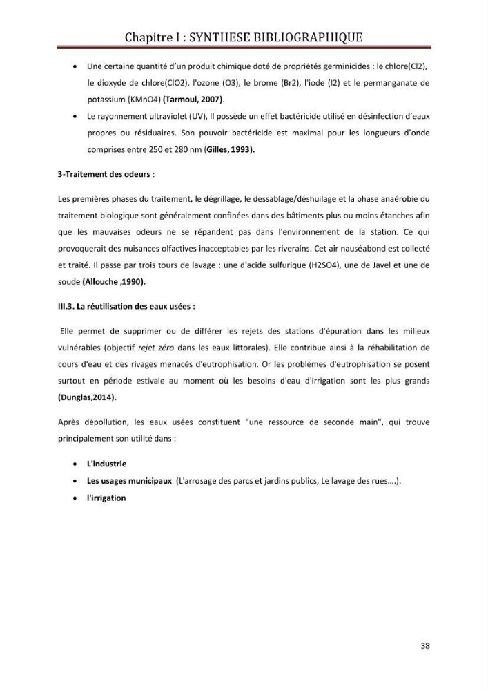 Contribution a L\'étude des parametres physico-chimique et bactériologiques du littoral de boudouaou el bahri pour la création d\'une station d\'une station d\'épuration