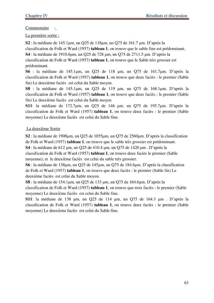 Les paramètres physico-chimiques de l\'eau de mer et de sédiment de la plage ouest de Sidi-Fredj