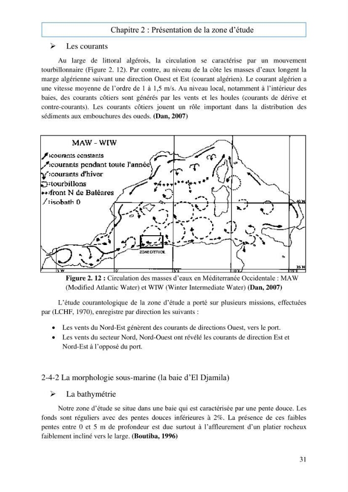 Evaluation du risque d\'érosion de la plage Est de Sidi Fredj (Alger)