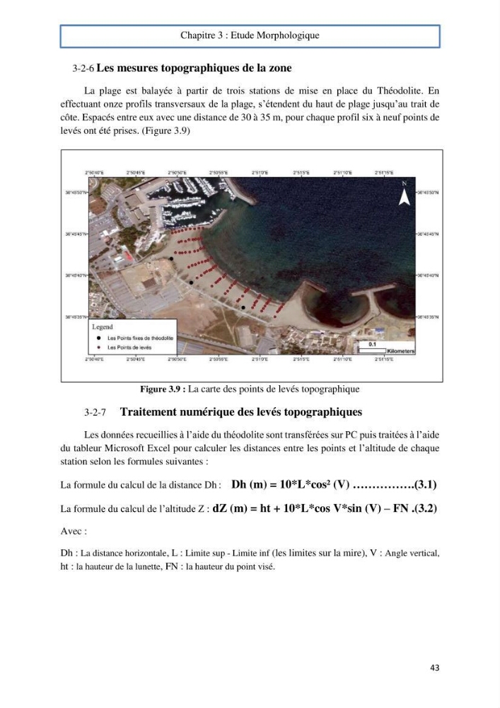 Evaluation du risque d\'érosion de la plage Est de Sidi Fredj (Alger)