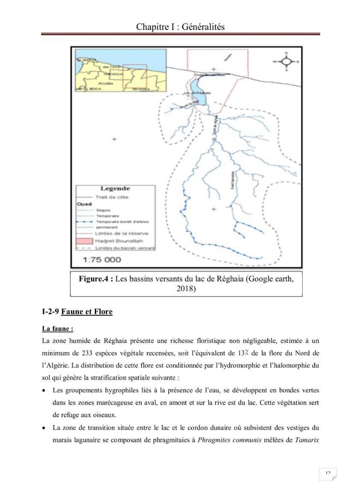 Etude comparative des peuplements phytoplanctoniques indicateurs de la qualité des eaux dans deux systèmes lacustres « le lac du barrage de Keddara(Boumerdes) et le lac de Réghaia(Alger) »