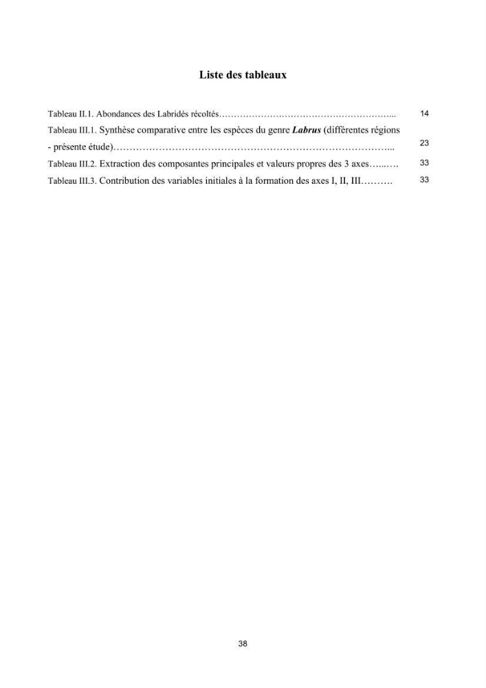 Contribution à l\'étude de la famille des labridae ( Osteichthyens, Perciformes):
