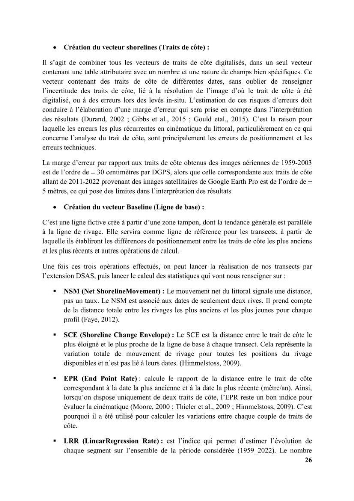 Etude d’impact des brise lames de la commune d’Ain Taya sur les points: érosion/accumulation et qualité des eaux de baignade