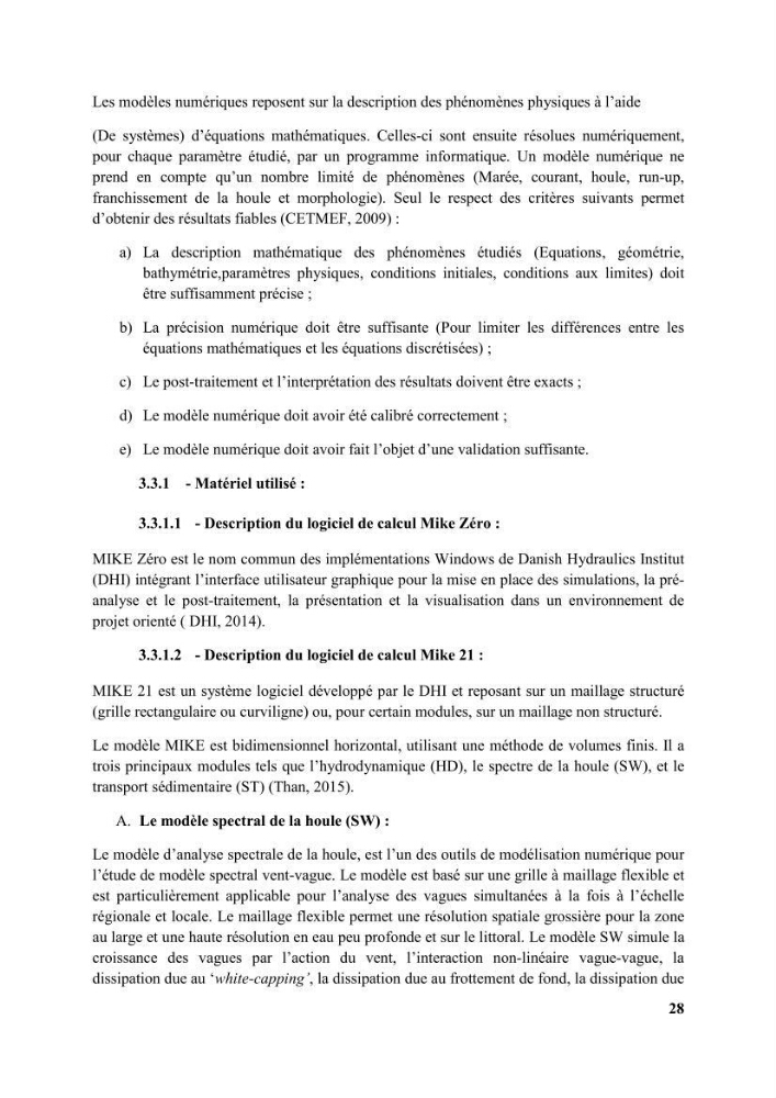 Etude d’impact des brise lames de la commune d’Ain Taya sur les points: érosion/accumulation et qualité des eaux de baignade
