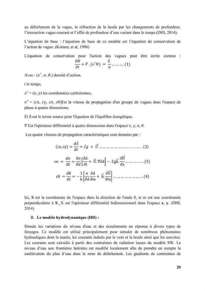 Etude d’impact des brise lames de la commune d’Ain Taya sur les points: érosion/accumulation et qualité des eaux de baignade