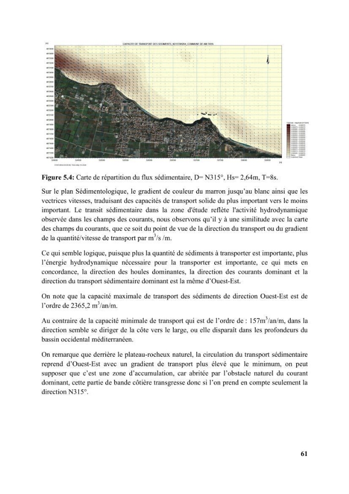 Etude d’impact des brise lames de la commune d’Ain Taya sur les points: érosion/accumulation et qualité des eaux de baignade
