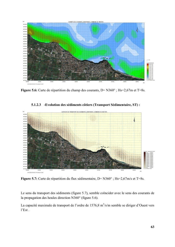 Etude d’impact des brise lames de la commune d’Ain Taya sur les points: érosion/accumulation et qualité des eaux de baignade