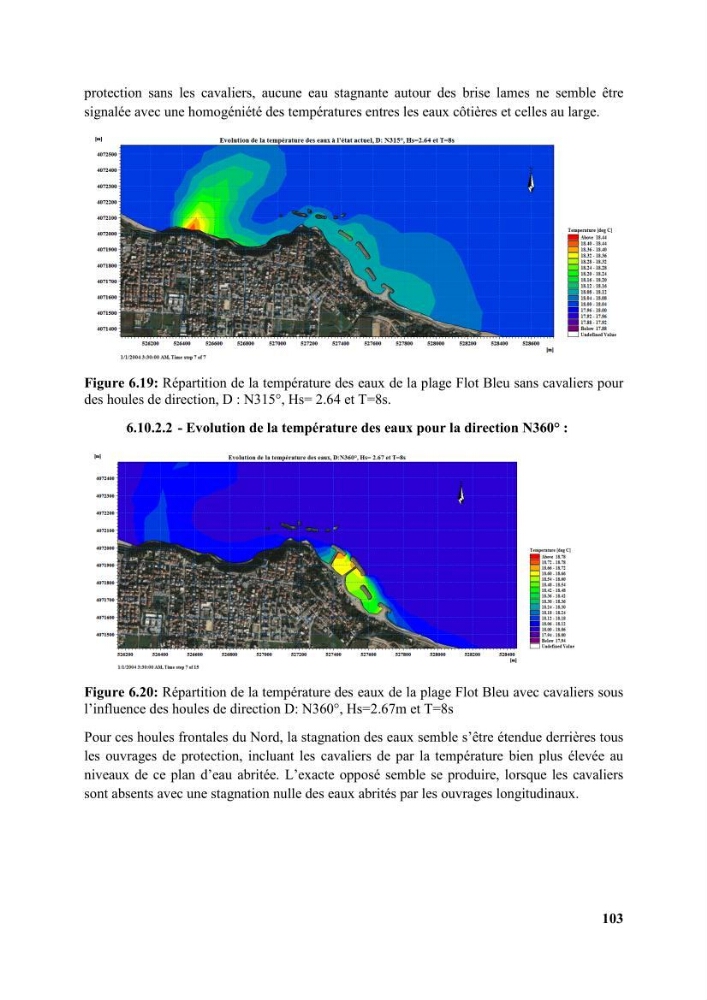 Etude d’impact des brise lames de la commune d’Ain Taya sur les points: érosion/accumulation et qualité des eaux de baignade