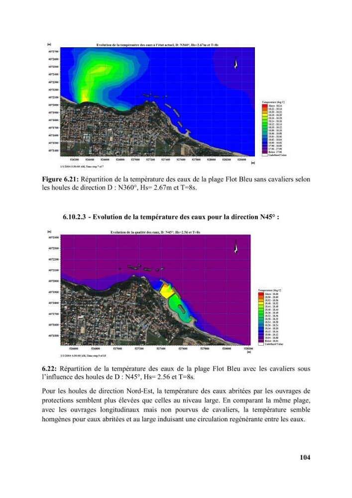 Etude d’impact des brise lames de la commune d’Ain Taya sur les points: érosion/accumulation et qualité des eaux de baignade
