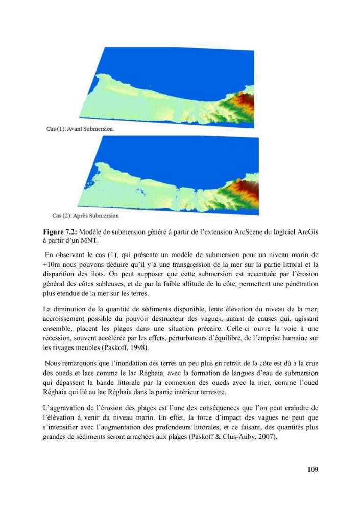 Etude d’impact des brise lames de la commune d’Ain Taya sur les points: érosion/accumulation et qualité des eaux de baignade