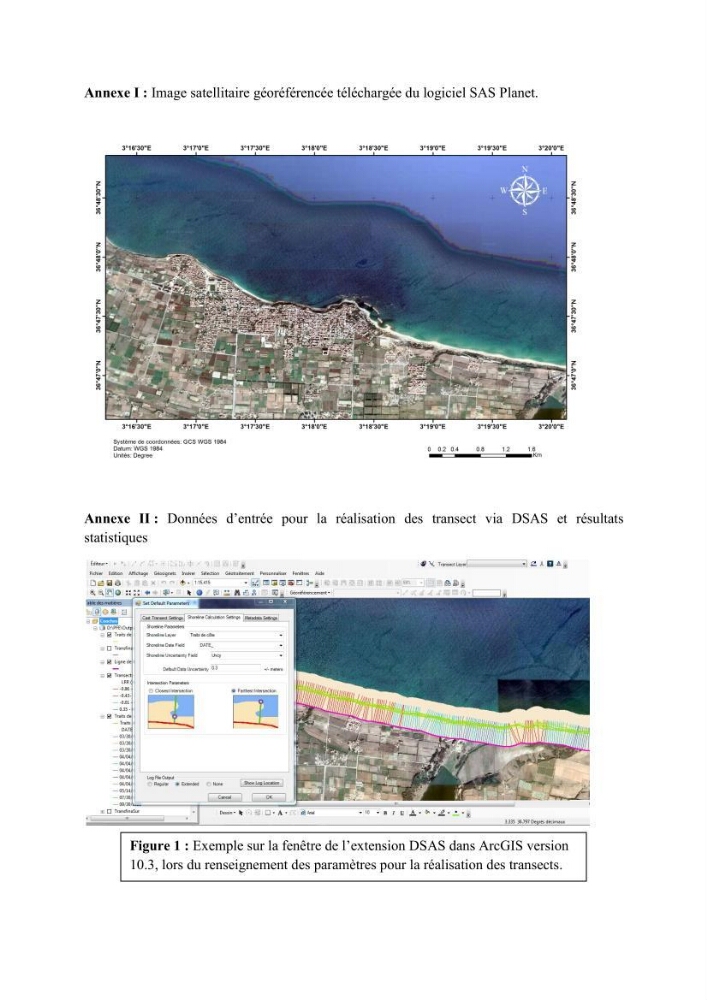 Etude d’impact des brise lames de la commune d’Ain Taya sur les points: érosion/accumulation et qualité des eaux de baignade