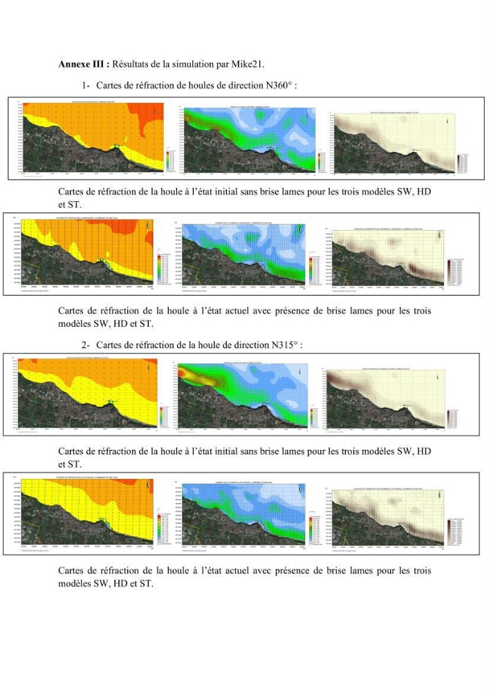Etude d’impact des brise lames de la commune d’Ain Taya sur les points: érosion/accumulation et qualité des eaux de baignade