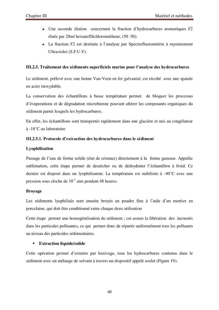 Evaluation de l\'état de la pollution par les hydrocarbures polyaromatiques dans les eaux et sédiments de la baie de Bou-Ismail