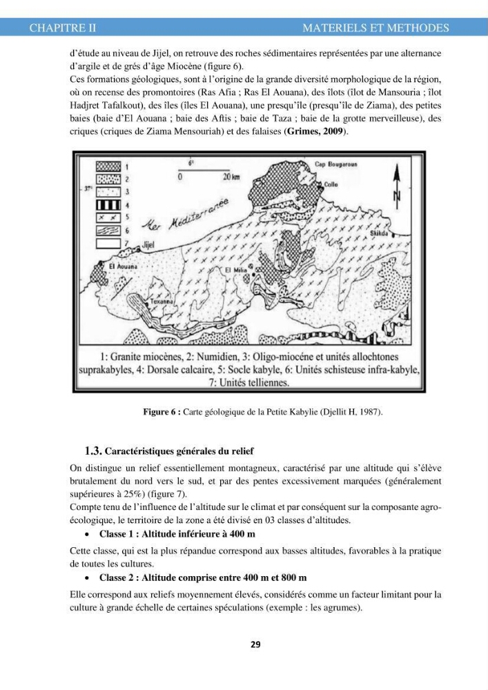 L\'évolution de l\'occupation du sol de la zone côtière du Parc National de Taza Jijel