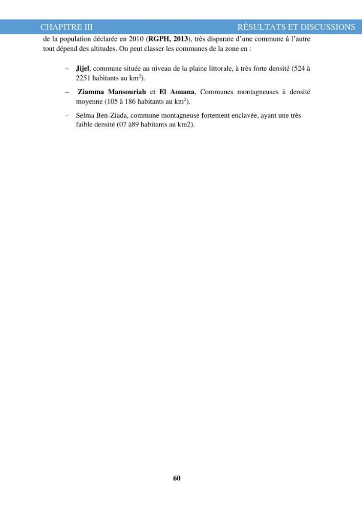 L\'évolution de l\'occupation du sol de la zone côtière du Parc National de Taza Jijel