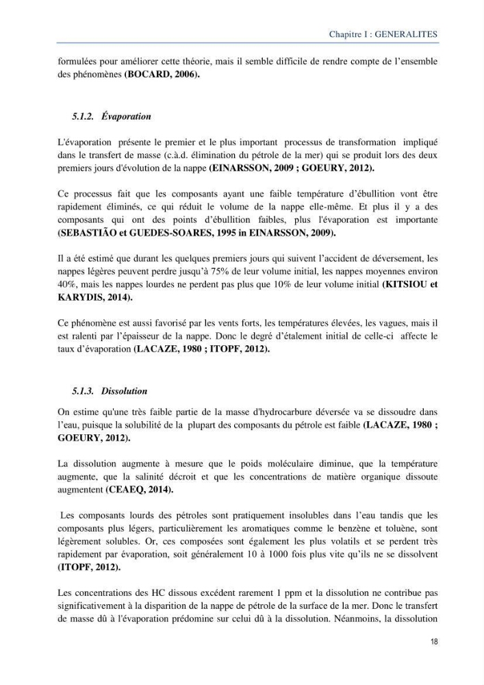 Diagnostic de contamination des eaux du littoral Agerois par les Hydrocarbures
