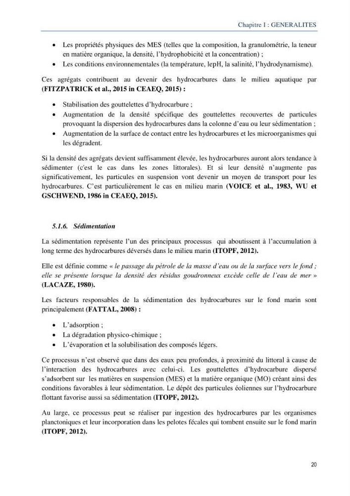 Diagnostic de contamination des eaux du littoral Agerois par les Hydrocarbures