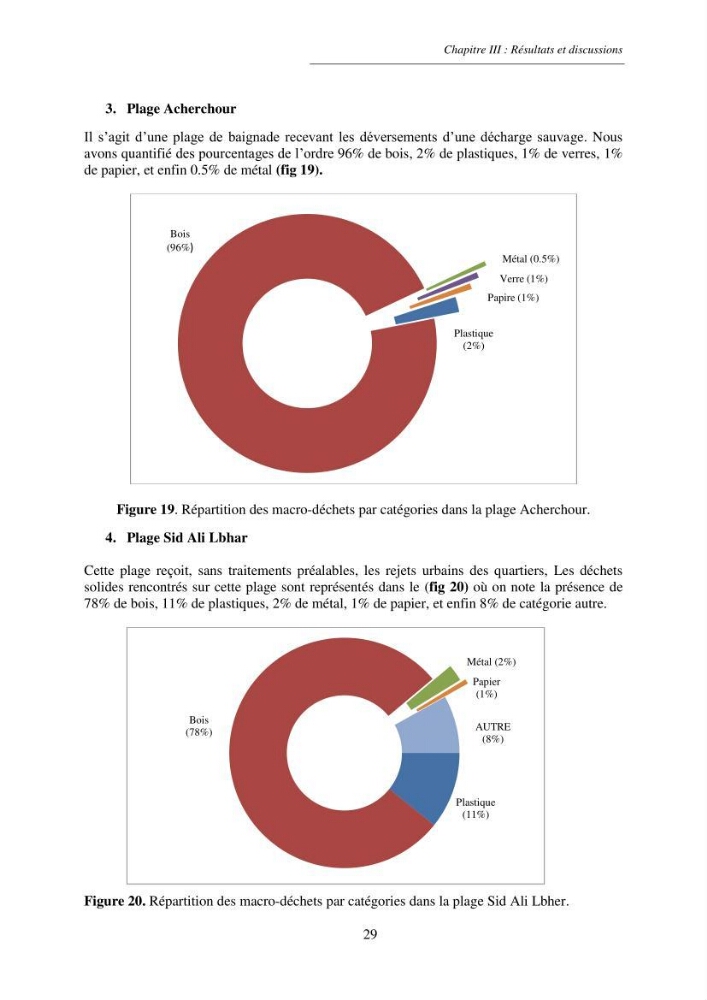 Structure et impacts des macro-déchets au niveau de la zone côtière Algérienjne