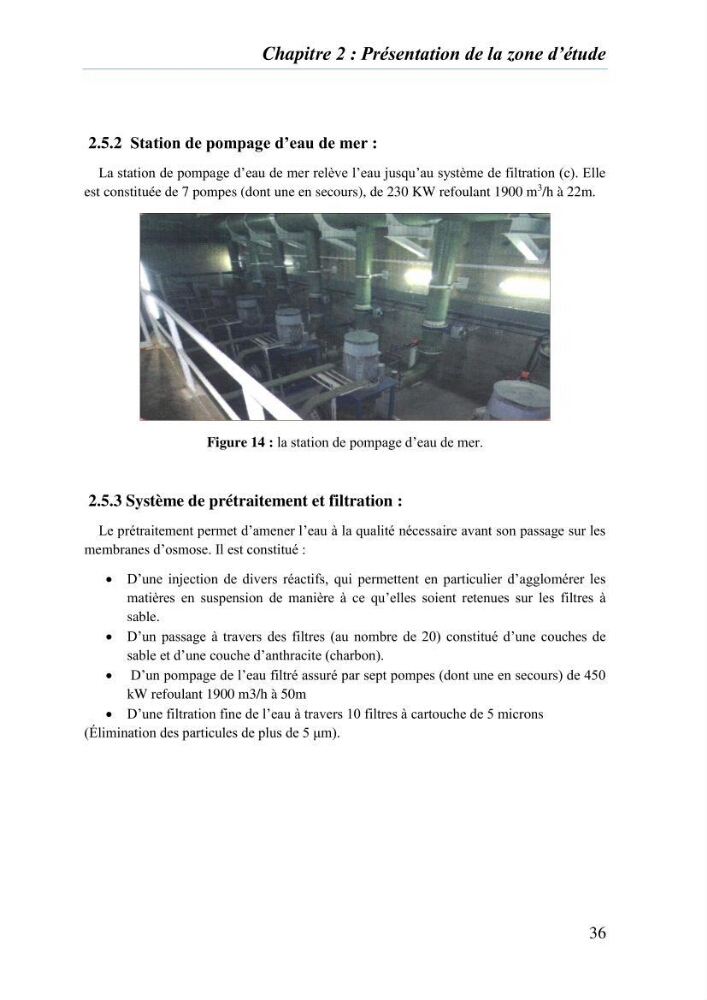 Suivi des solides dissous au voisinage de la station de dessalement de Fouka marine: