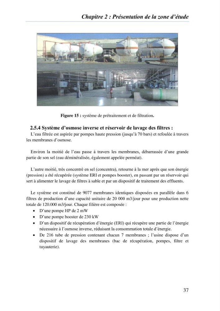 Suivi des solides dissous au voisinage de la station de dessalement de Fouka marine: