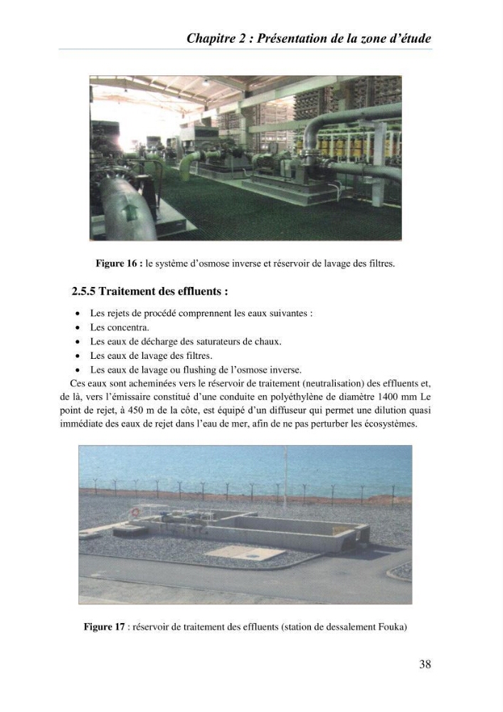 Suivi des solides dissous au voisinage de la station de dessalement de Fouka marine: