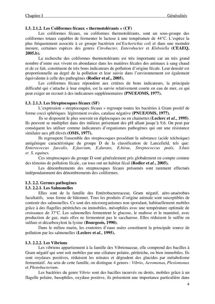 Etude des caractéristiques physiochimiques et bactériologiques des eaux de mer et des sédiments dans le port de plaisance de \"Sidi Fredj\", en vue d\'une immersion