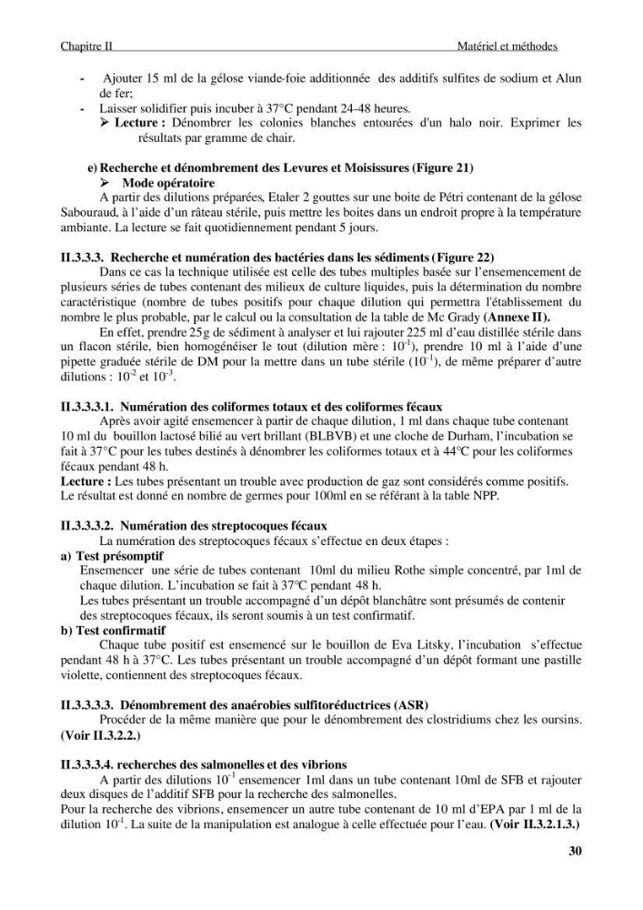 Etude des caractéristiques physiochimiques et bactériologiques des eaux de mer et des sédiments dans le port de plaisance de \"Sidi Fredj\", en vue d\'une immersion