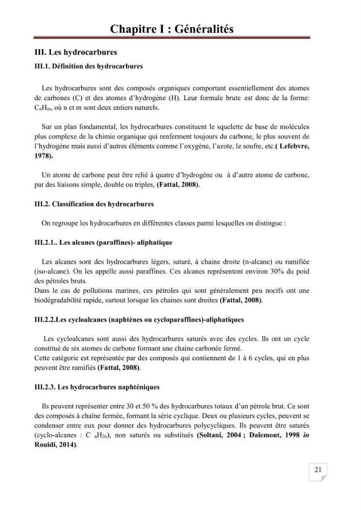 Etat de la pollution par les hydrocarbures aromatiques polycycliques dans les eaux de la baie de Bou-Ismail: