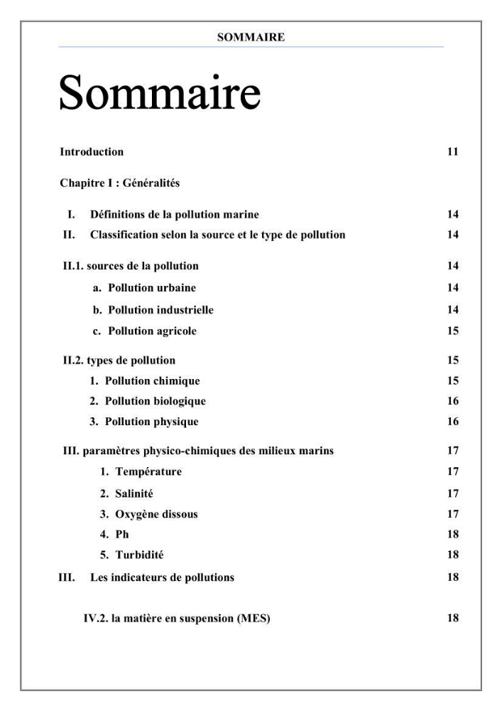 Evaluation de la pollution marine dans la baie d\'Alger et la baie d\'El Djamila:
