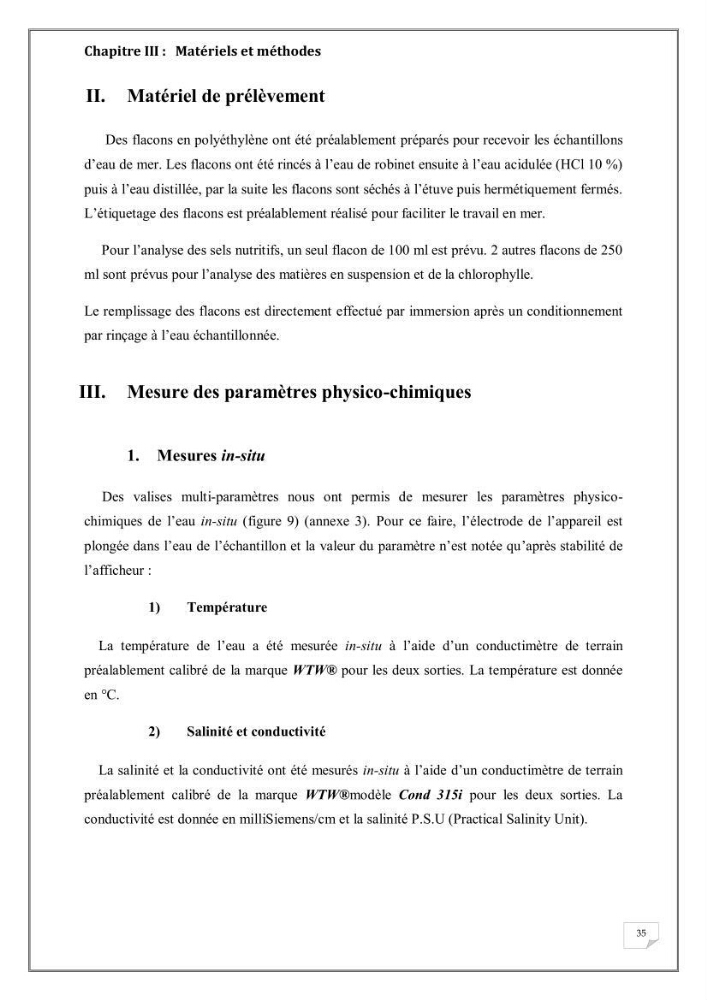 Evaluation de la pollution marine dans la baie d\'Alger et la baie d\'El Djamila: