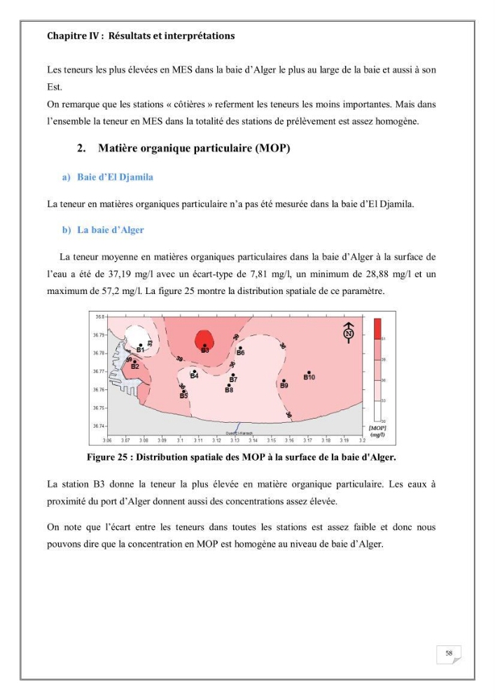 Evaluation de la pollution marine dans la baie d\'Alger et la baie d\'El Djamila: