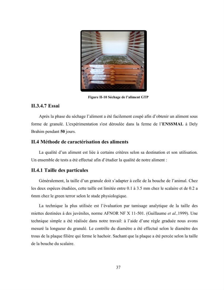 Suivi zootechnique de l’efficacité de six aliments fabriqués localement sur la croissance et la pigmentation des Cichlidés américains cas de Pterophyllum scalare. et Andinoacara rivulatus.: