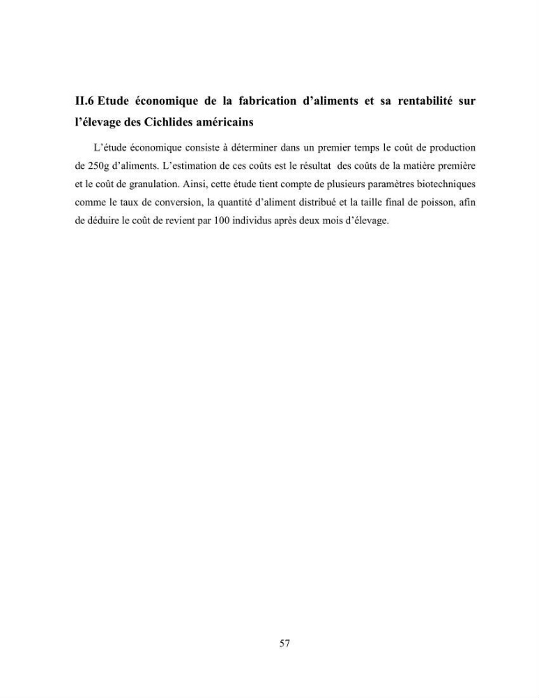 Suivi zootechnique de l’efficacité de six aliments fabriqués localement sur la croissance et la pigmentation des Cichlidés américains cas de Pterophyllum scalare. et Andinoacara rivulatus.: