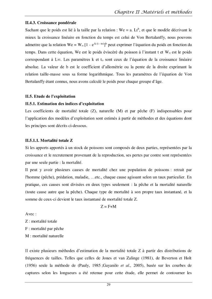 Contribution à l’étude de l’âge, de la croissance et de l’exploitation des espèces du genre Trachurus (Téléostéens, Carangidae) de la région centre du littoral algérien