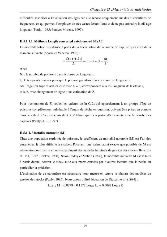 Contribution à l’étude de l’âge, de la croissance et de l’exploitation des espèces du genre Trachurus (Téléostéens, Carangidae) de la région centre du littoral algérien