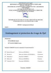Aménagement et protection du rivage de Jijel